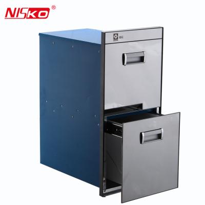 China Kitchen Modern Iron Rice Stored Paint Dispenser In Cabinet for sale