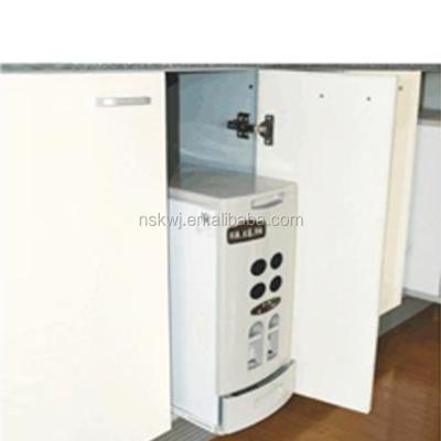 China Sustainable Modern Kitchen Iron Rice Dispenser And Grain Paint Storage for sale