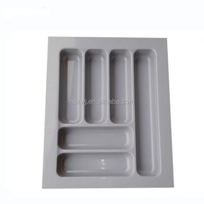 China Sustainable Fork Knife Spoon Plastic Cutlery Tray Inside Drawer for sale