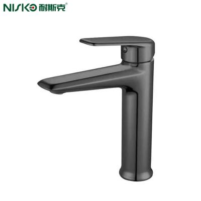 China Bathroom Faucets Cold And Hot Metered Basin Faucet Zinc Alloy for sale