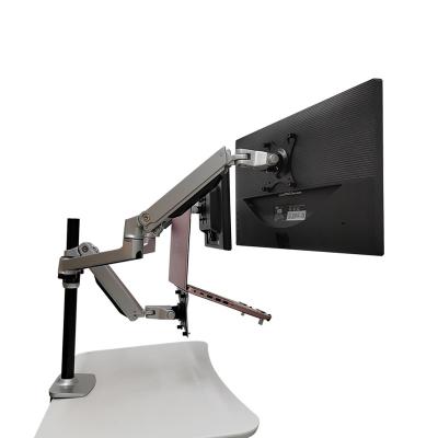 China Junnan 3 Display Screen Bracket Home Office Stock Maker Monitor Bracket PC Stand Monitor Arm Stand for sale