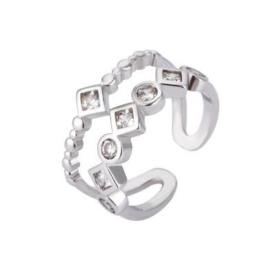 China 2021 925 CLASSIC unique adjustable silver graphics rings for kids for sale