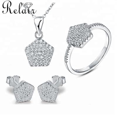 China CLASSIC 2021 Popular Cheap Fashion Jewelry Sets Raw Sterling Silver for sale