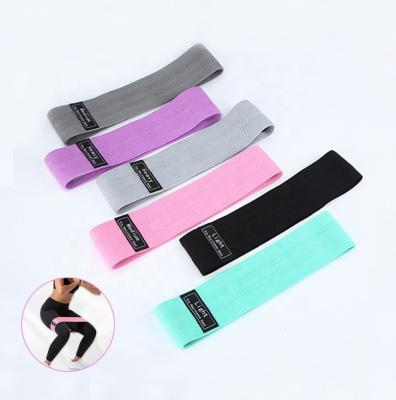 China High Elastic Strength Gritin Fabric Bare Resistance Band Set for sale