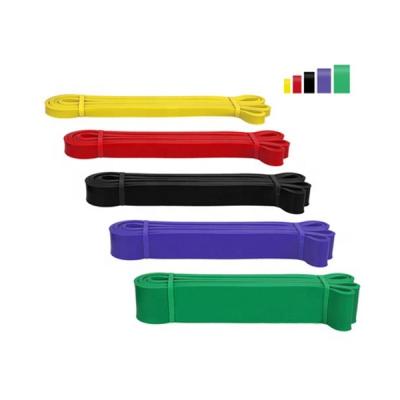 China Custom Gym Color Exercise Yoga Latex Fitness Resistance Band Set Pull Up Auxiliary Bands for sale