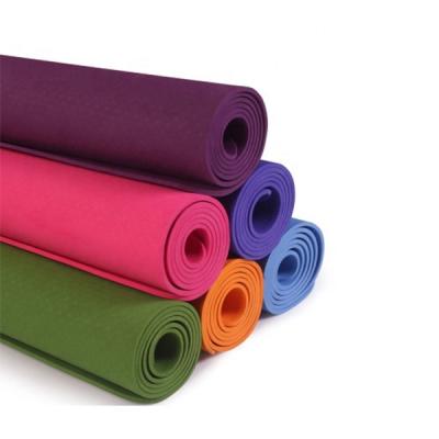 China Hot Free Non-Toxic Yoga Mat 183*80mm Travel Latex Fashion Thickness Pilate Yoga 8mm Strip Yoga Mat Large for sale