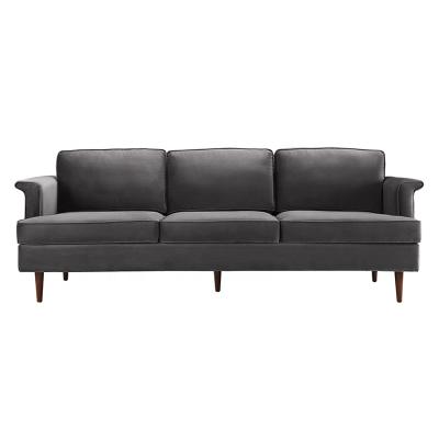 China New metal base luxury couch living room sofa modern design 3 seater sofa loveseat for sale