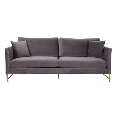 China Modern Living Room Sofa Modern Sofa Furniture Set Sofa Module Elegant Velvet Velvet Loveseat for sale