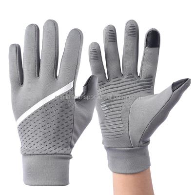 China PRI Winter Outdoor Sports Gloves Thin Warm Thermal Touch Screen Custom Finger Driving Bike Outdoor Cycling Cycling Running Other Sports Gloves for sale