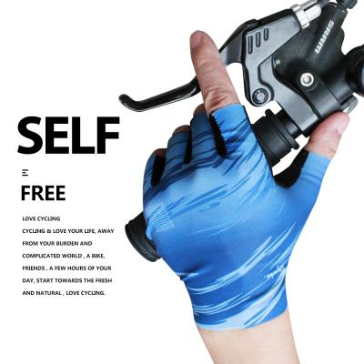 China Best Summer Half Finger Breathable Road Bicycle Cycling Gloves Men Women 5mm Gel Pad Mountain Bike Cushioning Cycling Gloves for sale