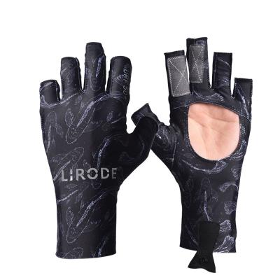 China Wholesale Customized Fit And Comfortable Fingerless Fishing Gloves Men Women For Boating Kayaking Factory for sale