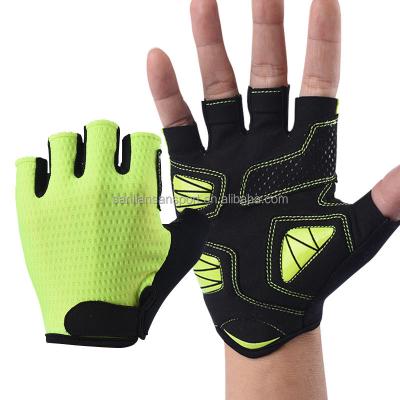 China Wholesale Gym Fingerless Weightlifting Bodybuilding Sports Gloves Outdoor Factory Fitness Gloves Men Lightweight Training Custom Women for sale