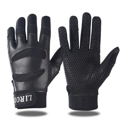 China Professional Youth Best Signature Goatskin Leather Soft Grip Baseball Super Wadding Gloves Wholesale Durable Softball Adult Smooth Gloves for sale