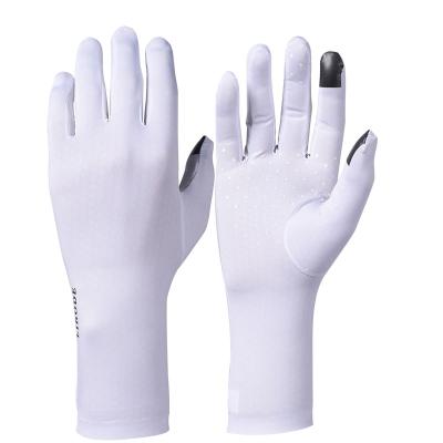 China Sun Protection Gloves Customized UPF 50 Sun Protection Long Wrist Touch Screen Man Woman Professional Summer UV Gloves for sale