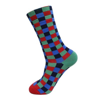 China Custom made wholesale high quality British style socks QUICK DRY crew socks cotton men's happy socks for sale