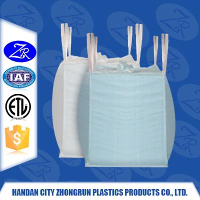 China pp jumbo bag/pp big bag/ton bag (for sand,building material,chemical,fertilizer,flour,salt for sale