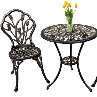 China Modern Table Set 3 Piece Outdoor Patio Set Design Outdoor Table and Chairs Furniture for sale