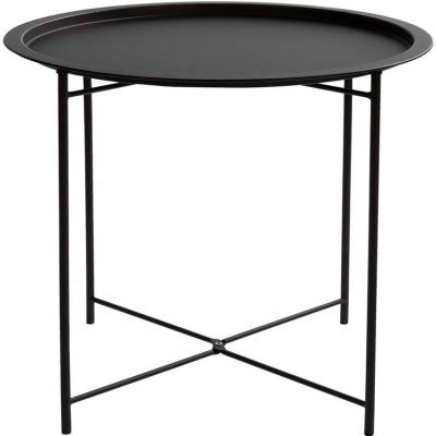 China Easy Carrying Folding Round Metal Anti-Rust and Waterproof Outdoor  Table for sale