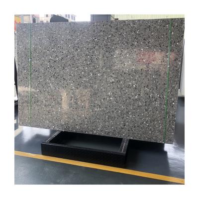 China Good Quality Cement Perth Gray Terrazzo Slab For Washroom Countertops And Modern Vanity Tops for sale