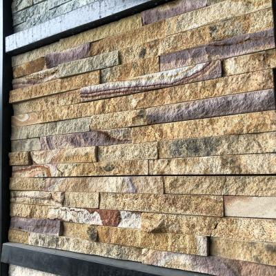 China Modern Traditional Design Terrazzo Wall Panels Culture Stone Tile Decorative Stone Wall Panel for sale