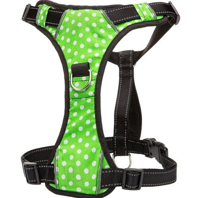 China Sustainable China Manufacturer Adjustable Reversible Fashion Nylon Dog Pet Harness for sale