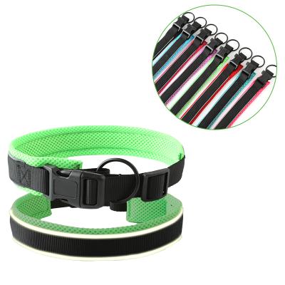 China Durable Padded Neoprene Loop Smart Reflective Leash Set Nylon Luxury Dog Collar Training Dog Collars for sale