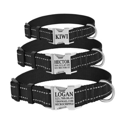 China New Design Pet Sustainable Supply Fashion Soft Durable Metal Buckle Dog Collar for sale