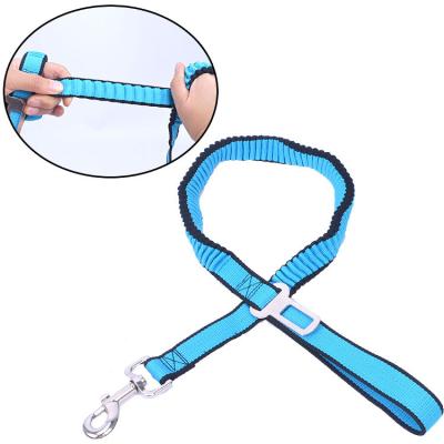 China Viable Dog Leash Bungee Buckle Safety Ceat Car Fender Reflective Nylon Padded All Seasons Eco-Friendly Stocked Plaid for sale