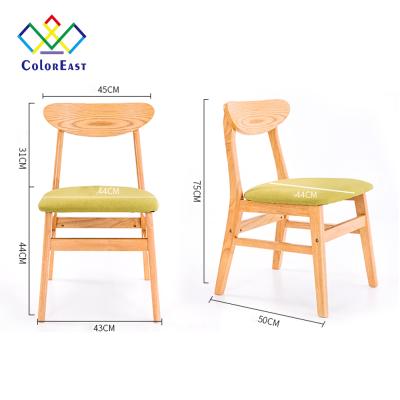 China (Other) Adjustable Pure Solid Wood Dining Simple Modern Horn Chair Household Chair Style Back Chair CECL014 for sale