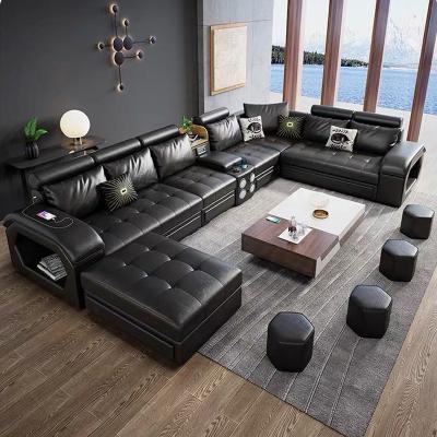 China New Arrival Removable Cover Smart Sofa With Port And Speakers Functions Load European Sofa CEFS010 for sale