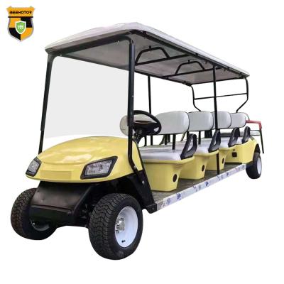 China Factory Wholesale Price Fast Sale 48v Golf Cart Single Battery Lithium10 Seat Golf Carts Electric 165-70-R13 for sale