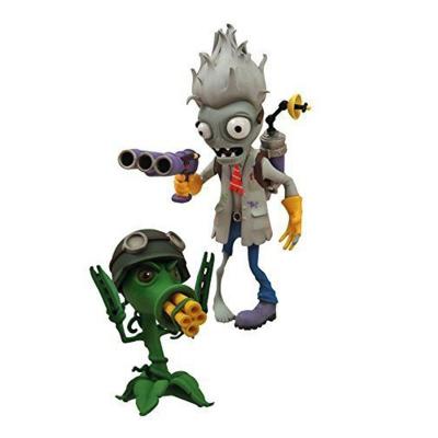 China Hot Cartoon Toy Mage Plants Vs Zombies Garden War Choose Gatling Blowgun Action Number for sale