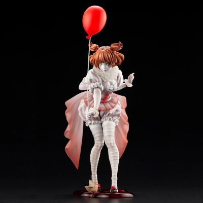 China Custom Cartoon Toy Action Figure 1/6 Scale Hand Paint Clown Girl Figure For Collection for sale