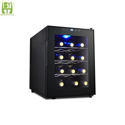 China Five Star Constant Temperature High-End Hotel Wine Fridge Cabinet Luxury Home Refrigerator for sale