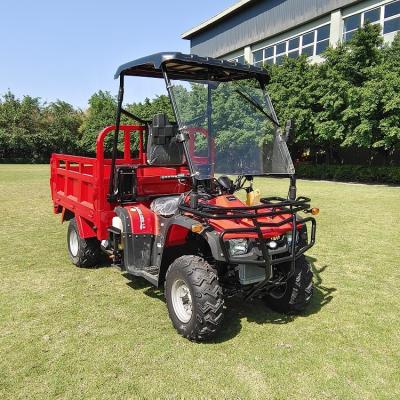 China China 300 CC Motorcycle 4 Wheeler ATV With Trailer Cargo One Quad ATV 4X4 Rough Terrain Vehicle 22*10-10 for sale