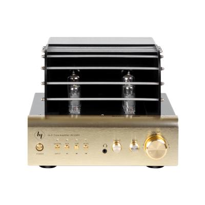 China 2021 AV-2060 Indoor High Fidelity Stereo Home Audio Home Theater Aluminum Material Vacuum Tube Power Amplifier Speaker System for sale