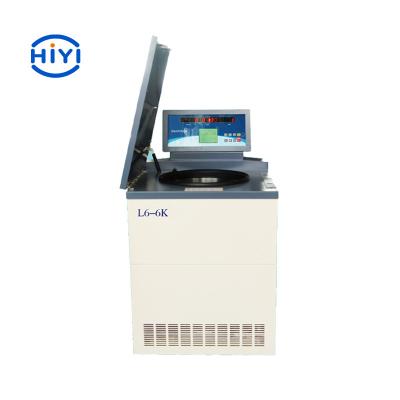 China L6-6K Blood Bank / Blood Station Centrifuge Large Capacity 6500rpm Floor Standing for sale