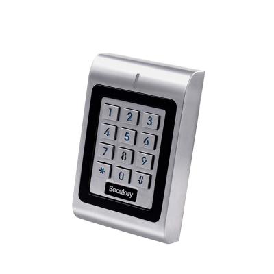 China Waterproof / Weatherproof Standalone Keypad Access Control System With Mifare Card Compatible Keypad for sale