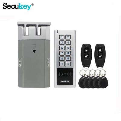 China Office Door DIY 433MHz Wireless Electric Glass Door Lock Support Outdoor Hidden Hidden Open for sale