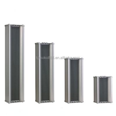 China NO 10W 20W 30W 40W 8ohms OEM column speaker IPX6 loudspeaker PA system for school station for sale