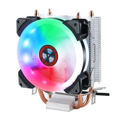 China Custom Copper CPU Cooler Fan Deepcool Heatsinks Silent Design and Soft LED Light Better Liquid Cooling and Case for Sale for sale