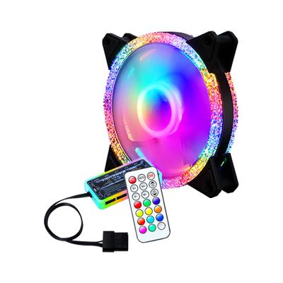 China Quiet Design and Colorful LED Light High Performance Deepcool Fan 120mm PC Case LED Liquid Fan RGB for Computer Game Case for sale