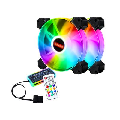 China Factory Low MOQ Custom RGB Case Cooler FAN 120mm CPU Cooler 6pin PC Computer Fan For CPU for sale