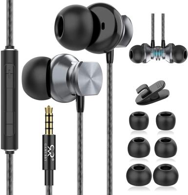 China Factory In-Ear Earphone and Earphone Wired 3.5mm In Ear Headphones Earbuds Magnetic Heavy Bass Stereo Cable Headphones for sale