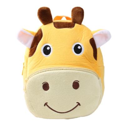 China Anti-theft Plush Backpack Baby Animal School Bags Cute Cartoon Plushback Kids Bag Kindergarten Schoolbag Kids Backpack for sale