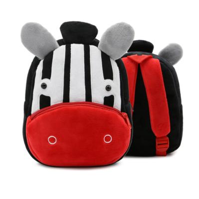 China Wholesale Hot Selling Anti-theft Cute 3D Plush Bag Children Kindergarten School Animal Backpack for sale