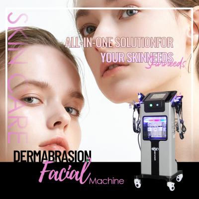 China Black Pearl 10 in 1 Hydrafacial Maschine mit Vakuum Rf Gesichtsmassage für Salons zu verkaufen