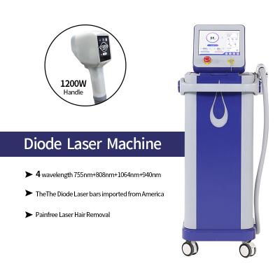 Cina Professional 810nm indolore Lightsheer diodo YAG Laser depilazione / Skin Rejuvenation in vendita