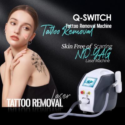 China Picoseconde Yag Laser Tattoo Verwijdering 1064 Nm 755nm 532nm Te koop