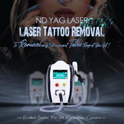 China Máquina de remoção de tatuagens a laser ND YAG Q Switch Laser Pigment Removal à venda